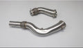 3." BMW stainless steel downpipe. 2014 + S55 F80 F82 M3 M4 2014+
