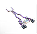 Titanium alloy exhaust catback